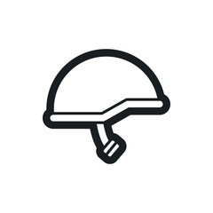 army helmet vector icon