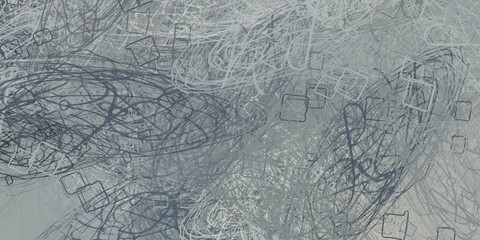 Obraz premium Digital sketch on colorful wall. 2d illustration. Texture backdrop painting. Creative chaos structure element.