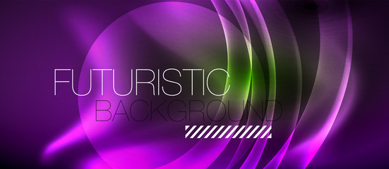 Glowing shiny light abstract background