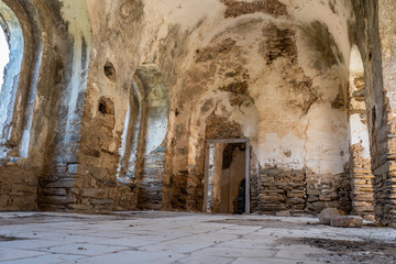 Alte Kloster Ruine Kalamitsia auf Insel Naxos