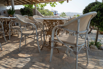 Griechische Taverne auf Naxos Kykladen