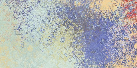 Brush painting. Artistic canvas. Oil art. 2d illustration. Texture backdrop. Creative chaos structure element.