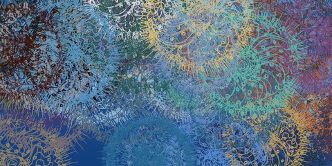 Brush painting. Artistic canvas. Oil art. 2d illustration. Texture backdrop. Creative chaos structure element.