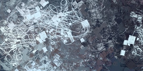 Brush painting. Artistic canvas. Oil art. 2d illustration. Texture backdrop. Creative chaos structure element.