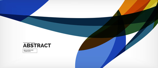 Linear wave web template. Vector illustration bright design. Decorative print. Decorative backdrop vector. Vector business illustration