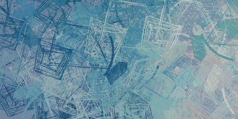 Poster oil painting element. 2d illustration. Texture backdrop. Creative chaos structure.