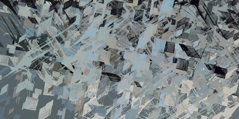 Poster oil painting element. 2d illustration. Texture backdrop. Creative chaos structure.