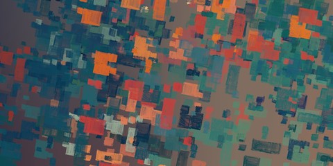 Poster oil painting element. 2d illustration. Texture backdrop. Creative chaos structure.