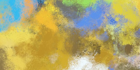 Poster oil painting element. 2d illustration. Texture backdrop. Creative chaos structure.