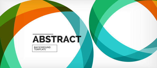 Obraz premium Colorful wave lines abstract background, color line for business or techno presentation