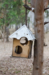 Birdhouse on a tree