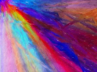 Photo sur Plexiglas Mélange de couleurs Peinture abstraite sur fond d& 39 huile, éclaboussures de peinture sur toile, modèle pour la création d& 39 imprimés textiles et de tissus, dépliants, invitations et arrière-plans de bannières, motif de papier peint fantaisie coloré