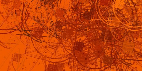 Vintage old fashion painting. 2d illustration. Texture backdrop. Creative chaos structure element.