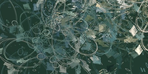 Poster oil painting element. 2d illustration. Texture backdrop. Creative chaos structure.