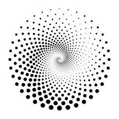 Design spiral dots backdrop