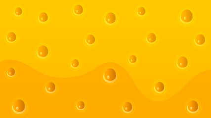 Vector Realistic Cheese Background. Texture Of Cheese