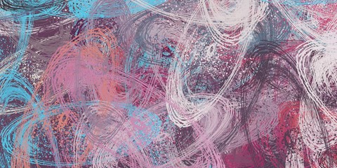 Illustration painted. Rough sketch surface. 2d illustration. Texture backdrop painting. Creative chaos structure element.