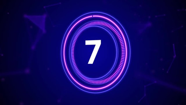 Beautiful Futuristic HUD With Countdown. Head-up Display Computer Data. High Tech Concept Element.