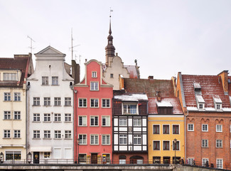 Dluga embankment in Gdansk. Poland