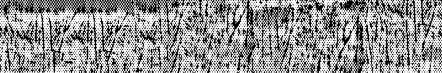 Grunge background black and white. The texture is abstract monochrome. Vector pattern of spots, scratches, lines, dots.