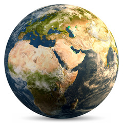 Planet Earth continents © 1xpert
