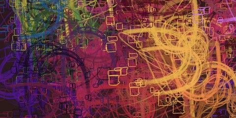 Retro style oil drawing. 2d illustration. Texture backdrop painting. Creative chaos structure element.