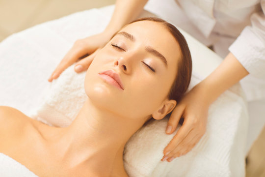 Beauty face care. Cosmetology skin care. Stock Photo | Adobe Stock