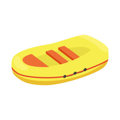 Isolated object of inflatable and boat logo. Set of inflatable and water stock symbol for web.