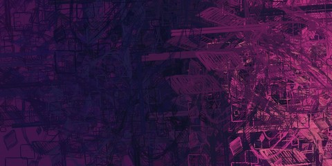 Illustration painted. Rough sketch surface. 2d illustration. Texture backdrop painting. Creative chaos structure element.