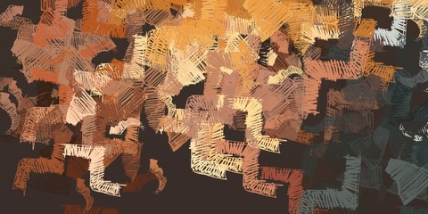 Art wallpaper. Digital canvas. 2d illustration. Texture backdrop painting. Creative chaos structure element.