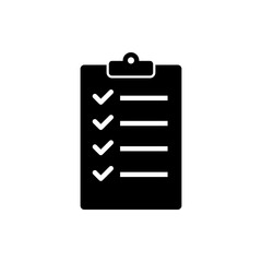 Obraz premium checklist icon vector illustration - icon
