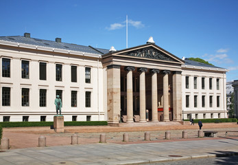 Obraz premium Central campus of university of Oslo. Norway