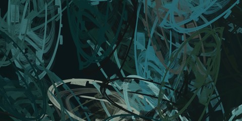 Crazy sketch random pattern. Creative chaos and variety structure. Modern art drawing painting. 2d illustration. Digital texture wallpaper. Artistic sketch draw backdrop material. 