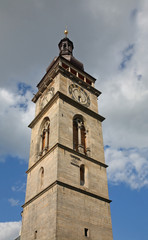 Fototapeta na wymiar White tower in Hradec Kralove. Czech Republic