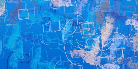 Decorative oil painting. Vibrant dynamic art. 2d illustration. Texture backdrop. Creative chaos structure.