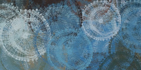 Decorative oil painting. Vibrant dynamic art. 2d illustration. Texture backdrop. Creative chaos structure.