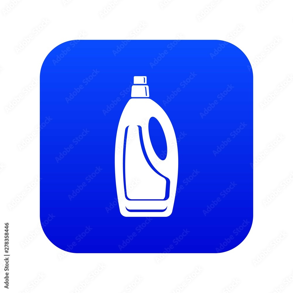 Poster detergent bottle icon. simple illustration of detergent bottle vector icon for web