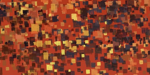 Handmade surreal abstract pattern. Modern artistic canvas. 2d illustration. Texture backdrop painting. Creative chaos structure.