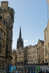 Fototapeta na wymiar Victoria Street - Edinburgh, Scotland, United Kingdom