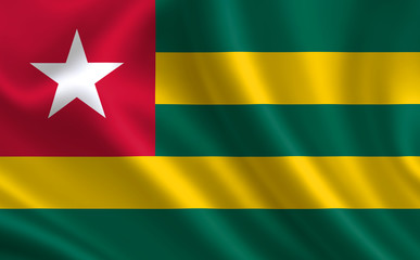 Image of the flag of Togo. Series 