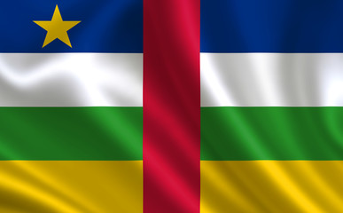 Image of the flag Central African Republic. Series 