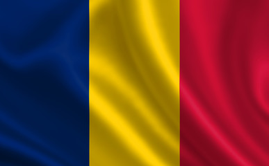 Image of the flag Chad. Series 