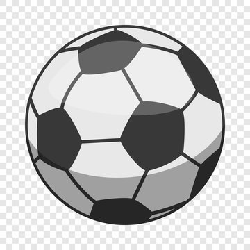 Soccer ball icon. Cartoon illustration of soccer ball vector icon for web design