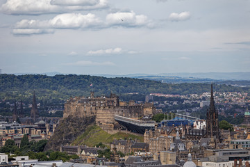 Fototapeta na wymiar Edinburgh Castle - Scotland, United Kingdom