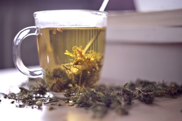 Cannabis herbal tea