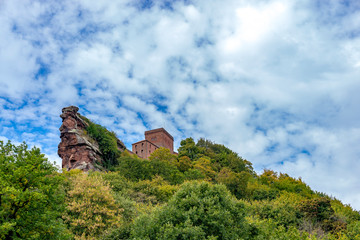 Fototapeta na wymiar Trifels Castle near Annweiler in the Southern Palatinate