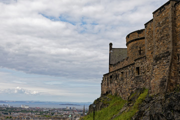 Fototapeta na wymiar Cannon in Edinburgh Castle - Scotland, United Kingdom