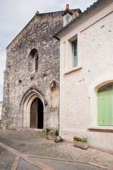 Fototapeta na wymiar Church in Mornac sur Seudre, France