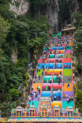 Batu cave in Malysia, Hinduism temple