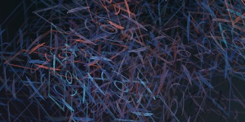 Canvas painting. Colorful background texture. 2d illustration. Texture backdrop. Creative chaos structure.